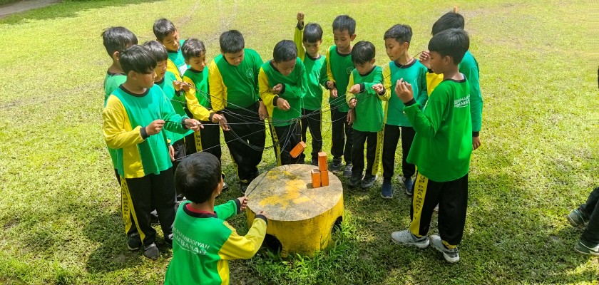 Kegiatan Fieldtrip Kelas 3 dan 4 SD Muhammadiyah Prambanan di Rivermoon Klaten