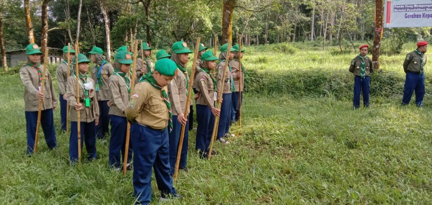 Kegiatan Gladi Pemuka dan Wakil Regu Hizbulwathan SD Muhammadiyah Prambanan 2023